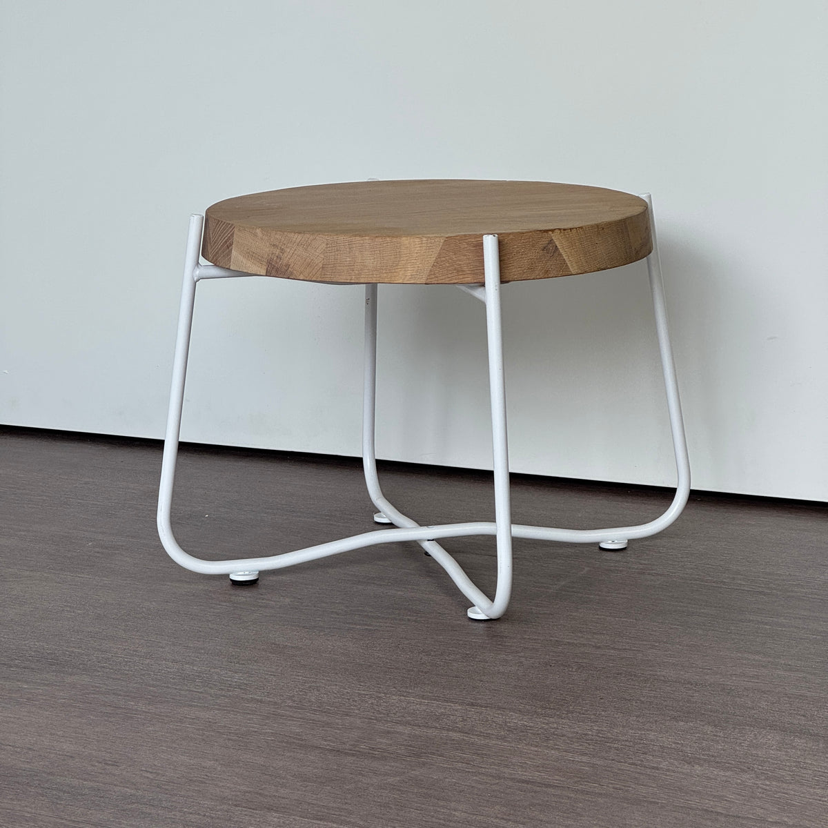 SAMPLE | Bijzettafel | Wit/Eiken