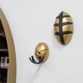 TICK Wandkapstok - Goud / Zwart