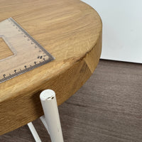 SAMPLE | Bijzettafel | Wit/Eiken