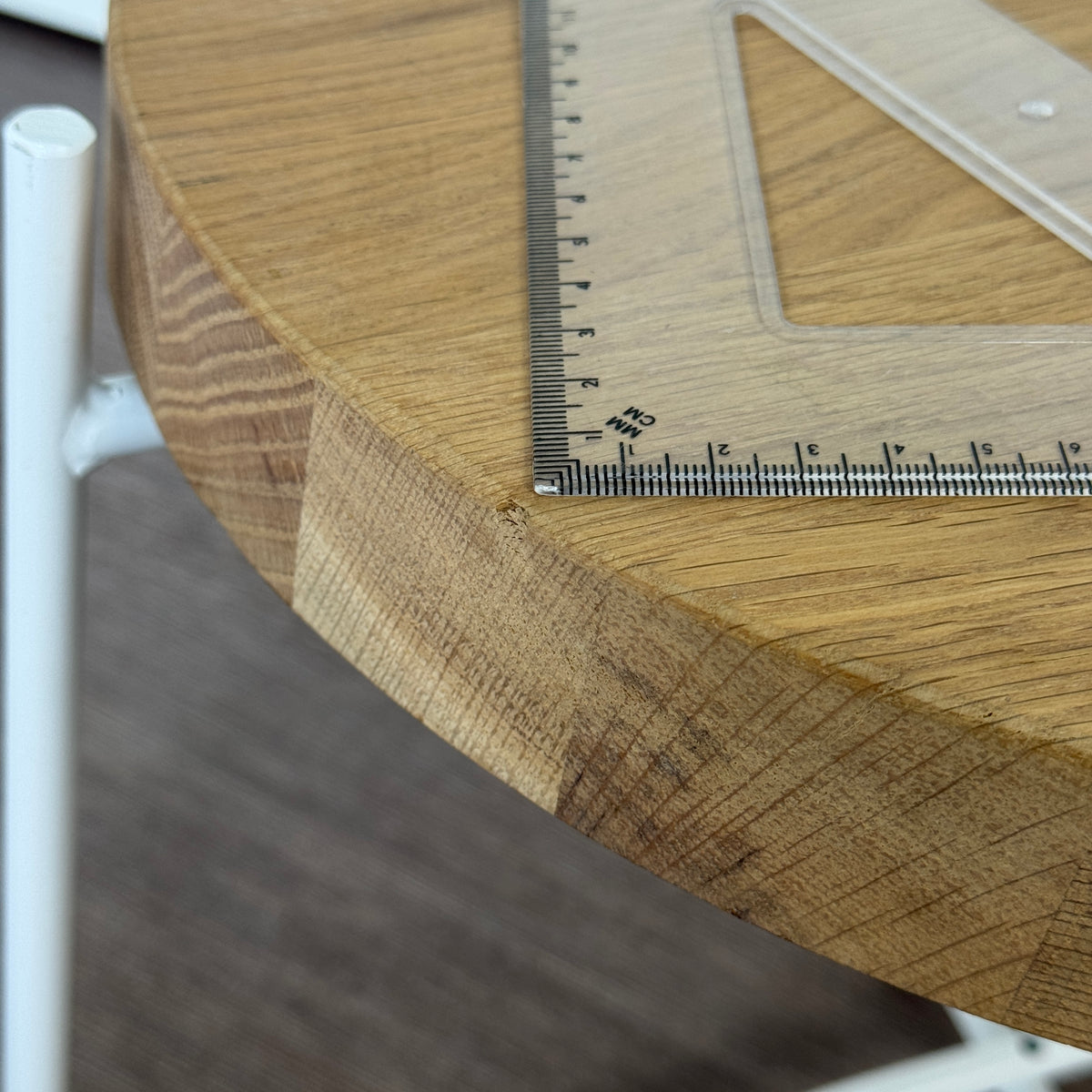 SAMPLE | Bijzettafel | Wit/Eiken