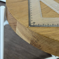 SAMPLE | Bijzettafel | Wit/Eiken