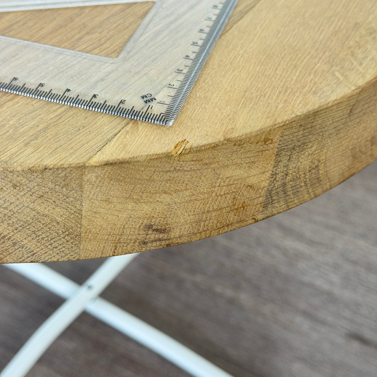 SAMPLE | Bijzettafel | Wit/Eiken