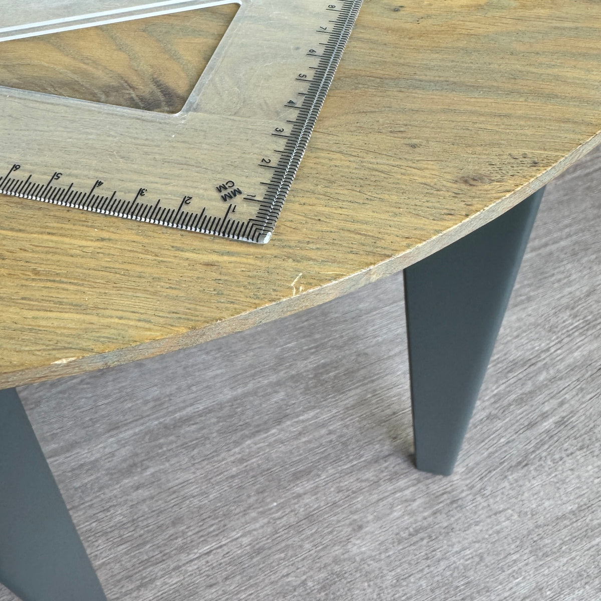 SAMPLE | Bijzettafel | Grijs/Eiken