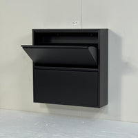 BILLY 2 | Schoenenkast | Zwart | 222-4