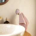 TICK Wandkapstok - Pale Pink / Goud